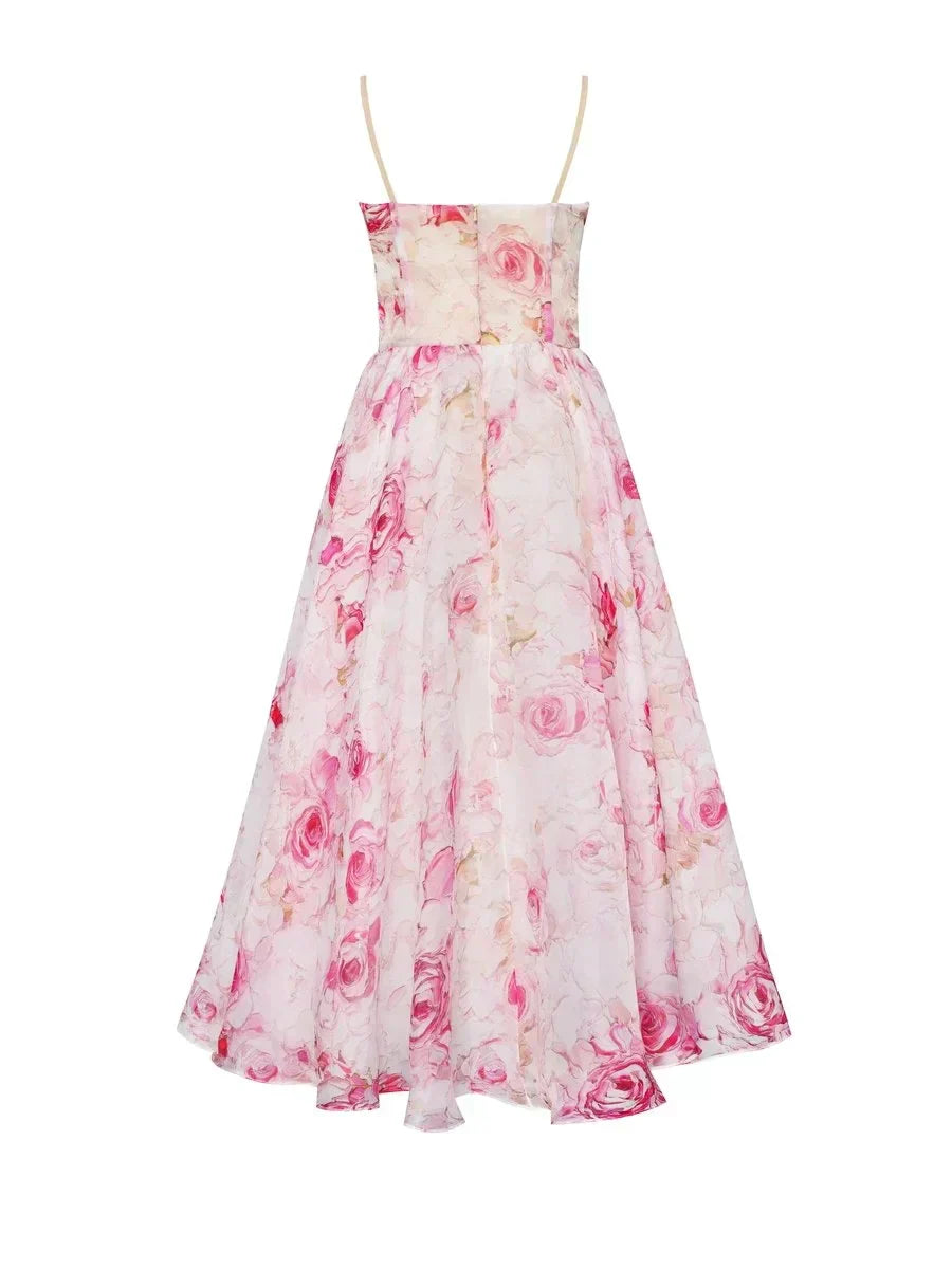 Eloria | Women's Floral Wedding Guest Dress | Midi