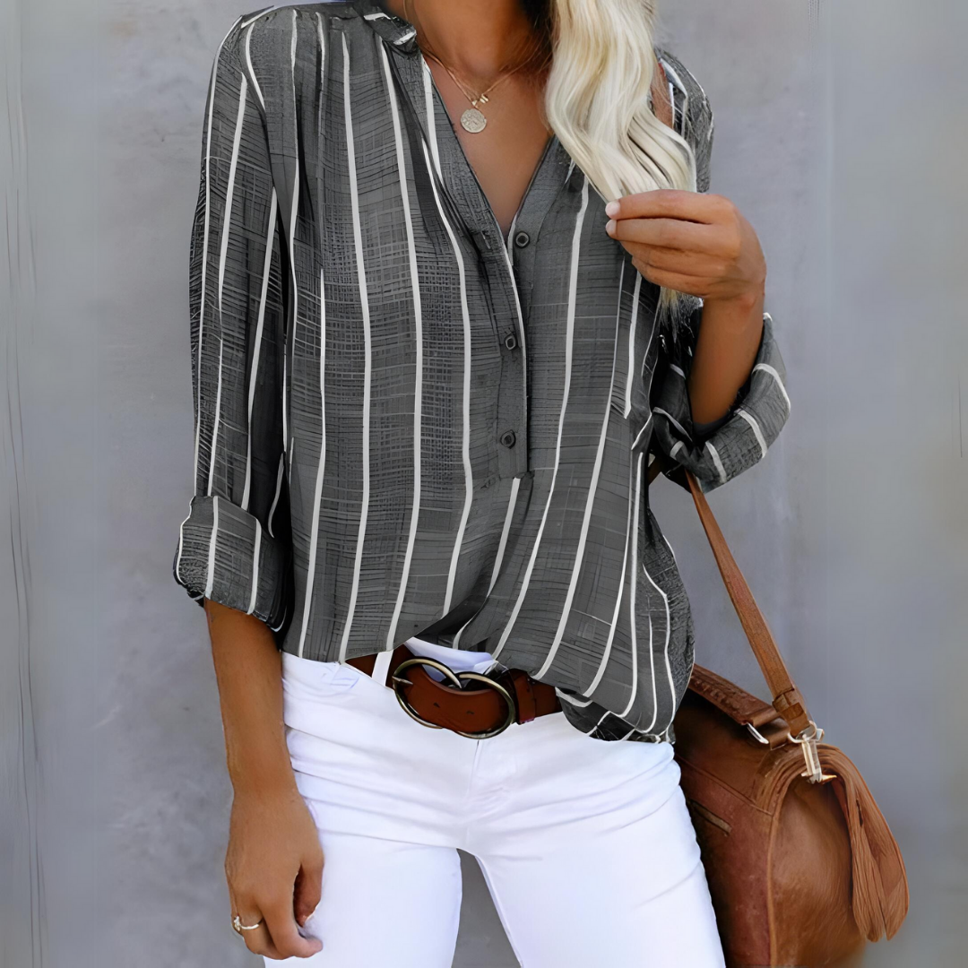 Emmanuelle | Women's Long Sleeve Shirt | Casual Top