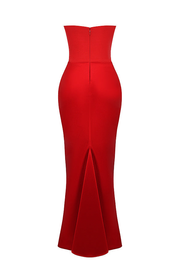 Evangeline | Women's Strapless Corset Dress | Maxi