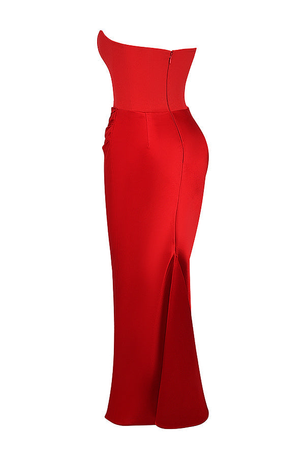 Evangeline | Women's Strapless Corset Dress | Maxi