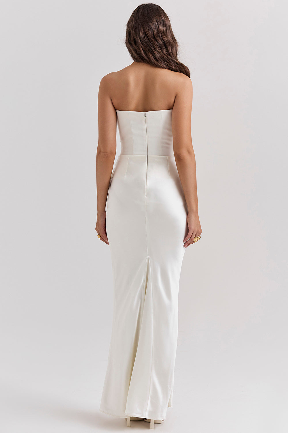 Evangeline | Women's Strapless Corset Dress | Maxi