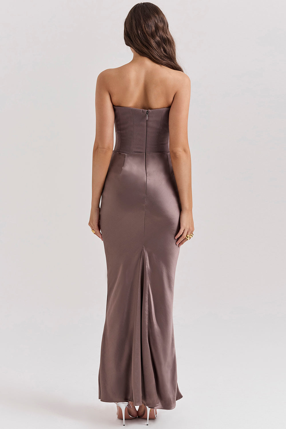 Evangeline | Women's Strapless Corset Dress | Maxi