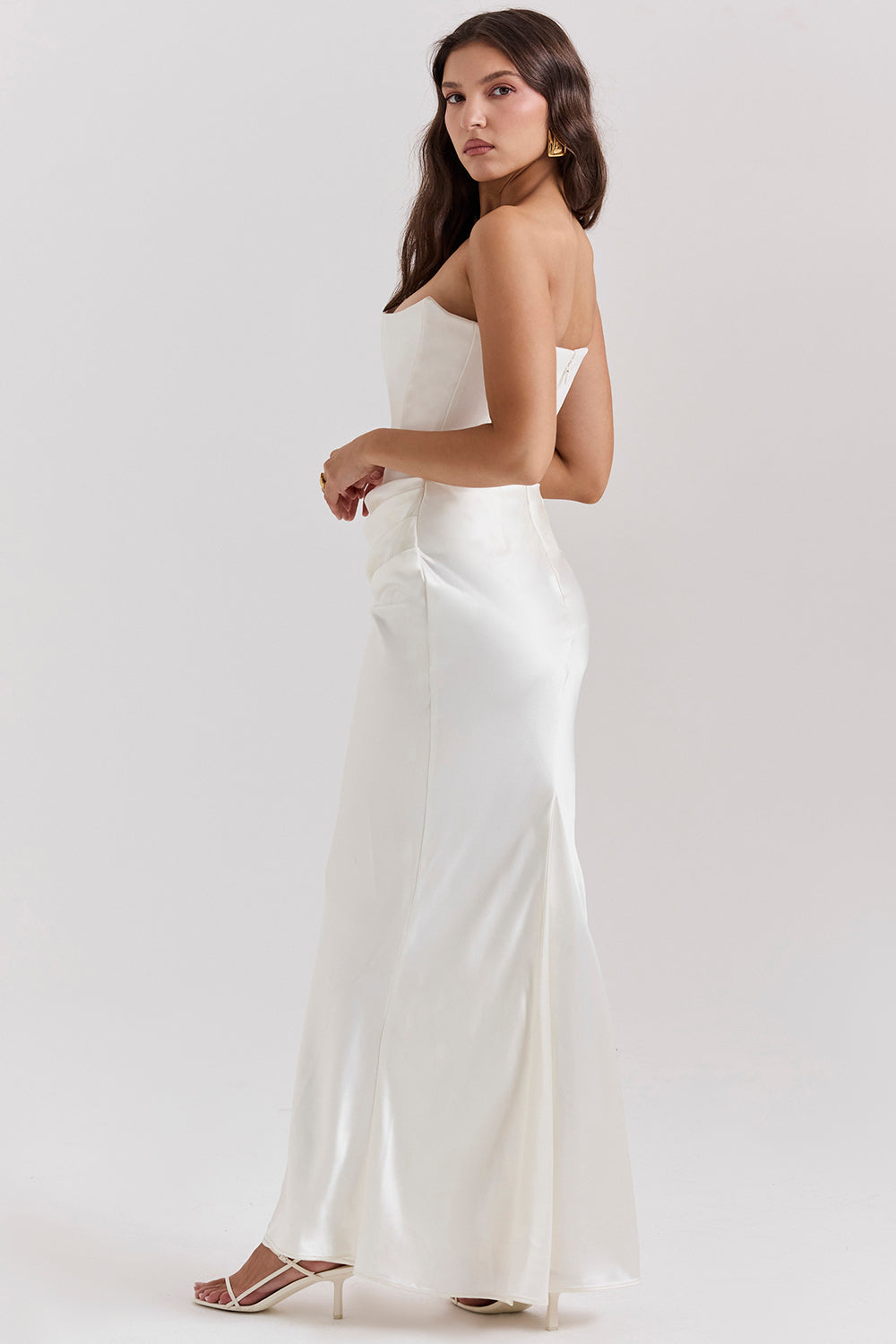 Evangeline | Women's Strapless Corset Dress | Maxi