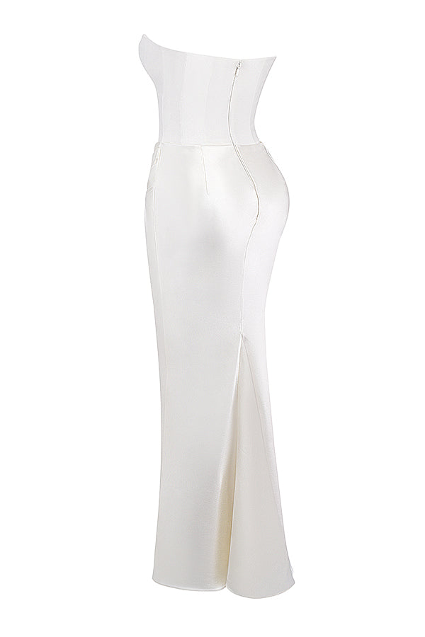 Evangeline | Women's Strapless Corset Dress | Maxi