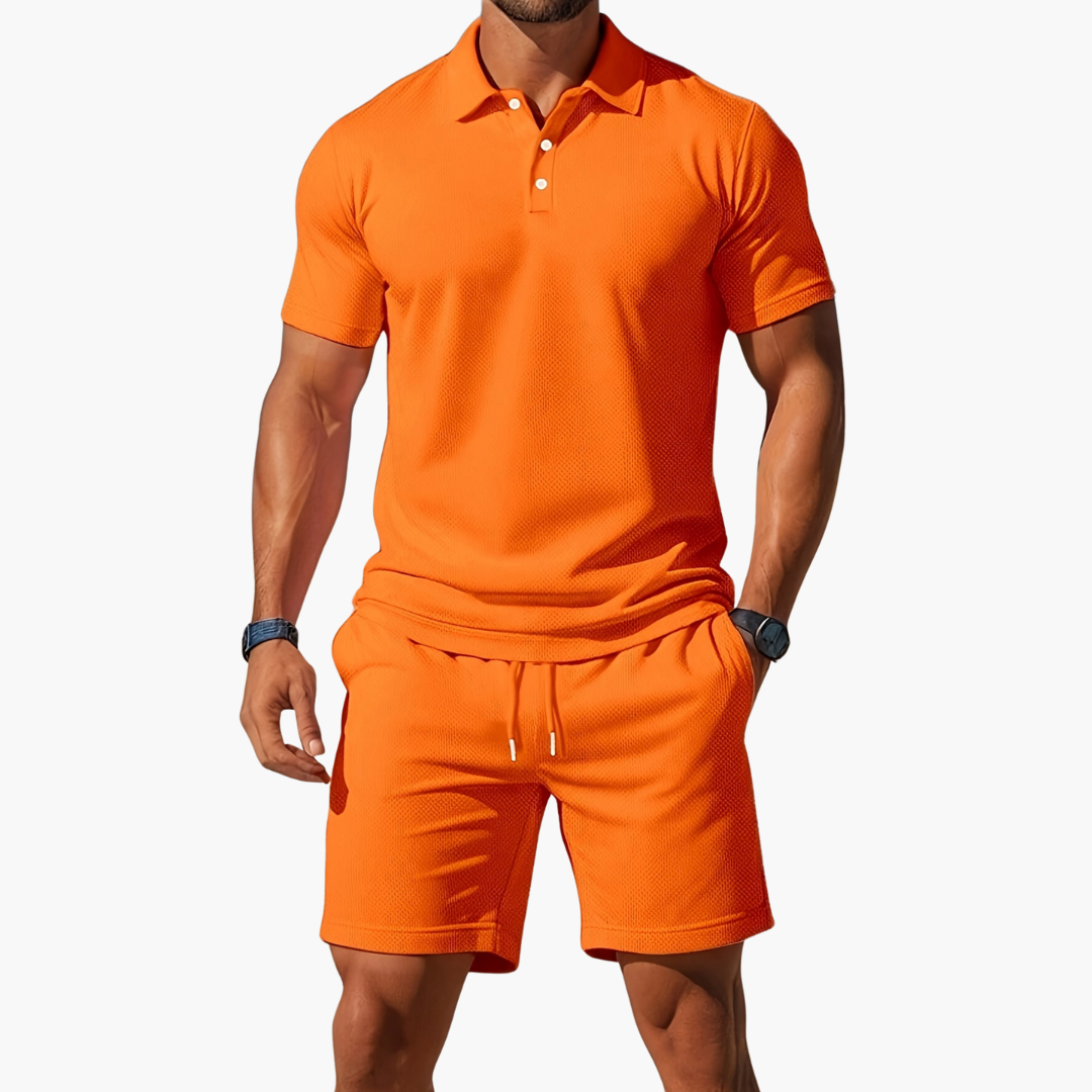 Harrison | Men's Classic Summer Polo Set | Two-Piece