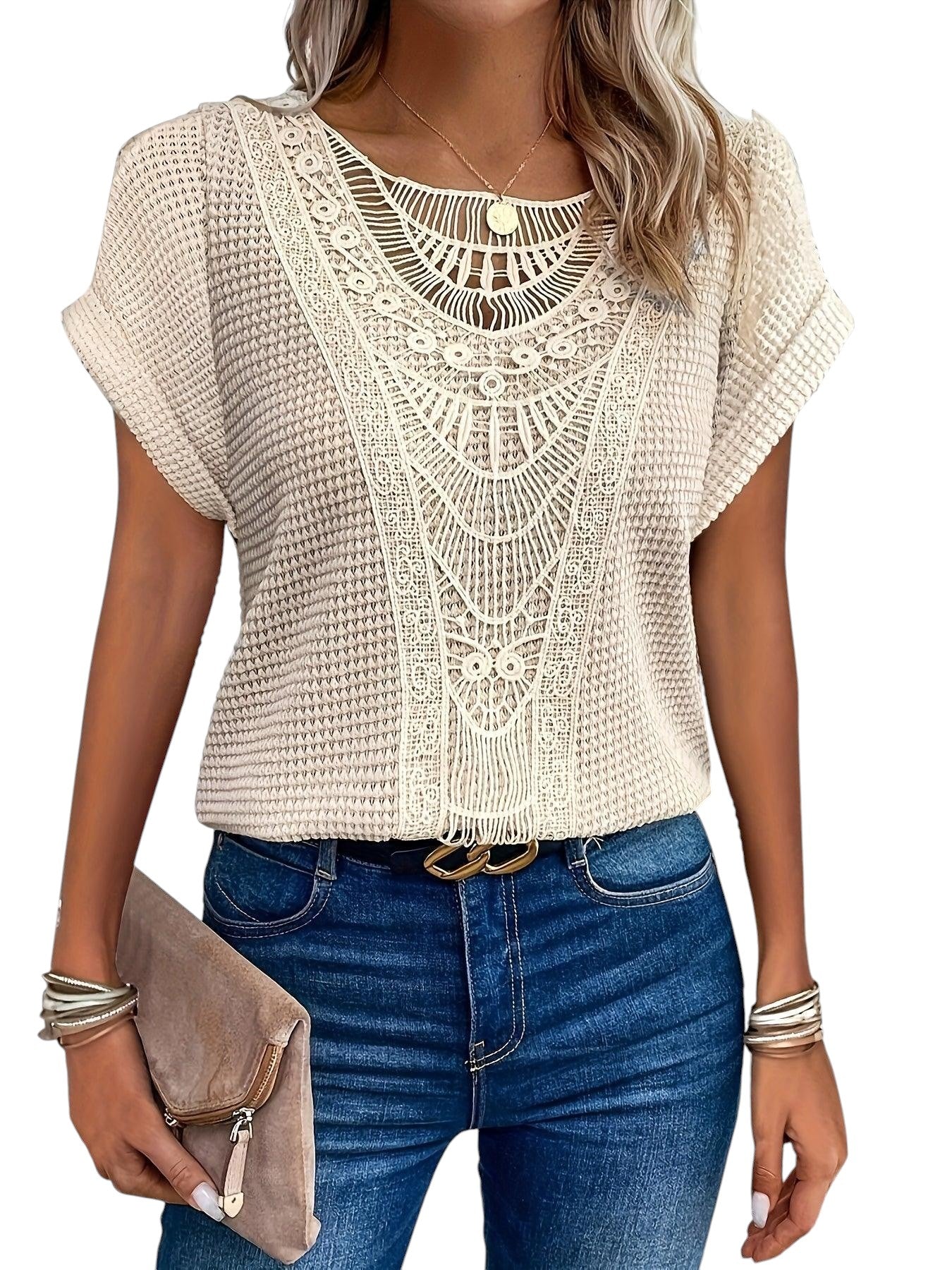 Helena | Women's Summer Short Sleeve Knit Shirt