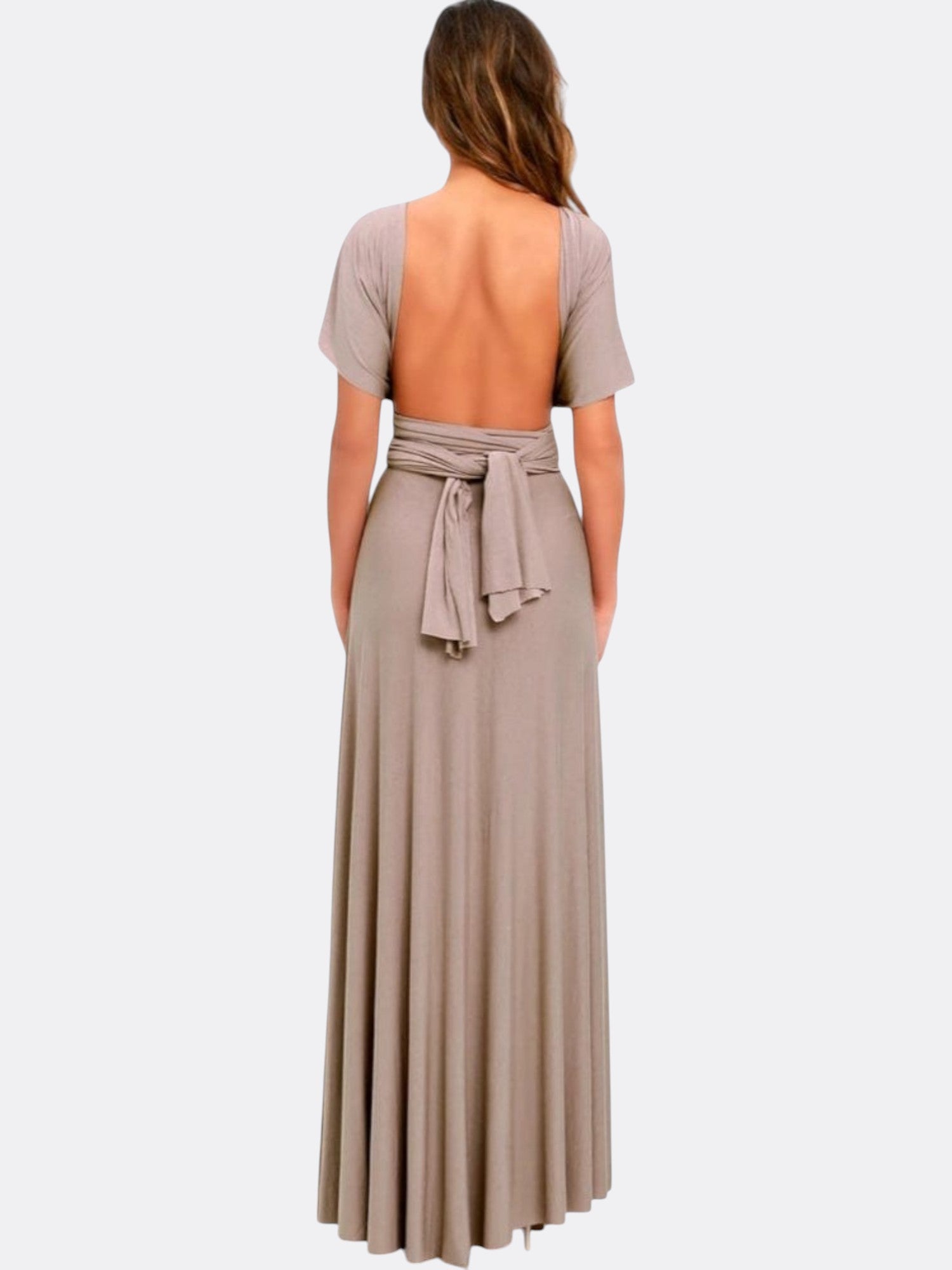 Katherine’s Multiway Maxi Wrap Dress with Adjustable Fit and Versatile Styling