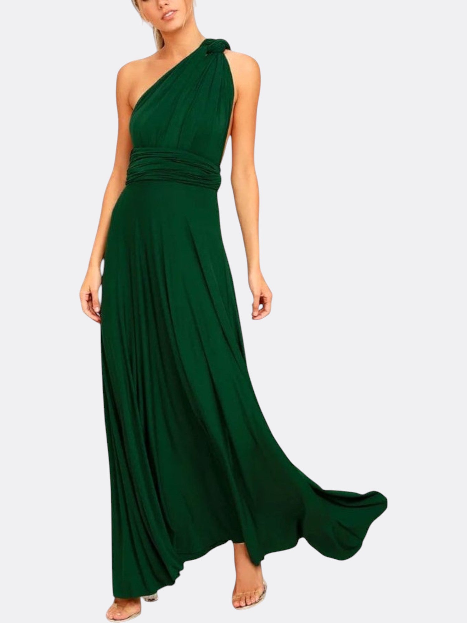 Katherine’s Multiway Maxi Wrap Dress with Adjustable Fit and Versatile Styling