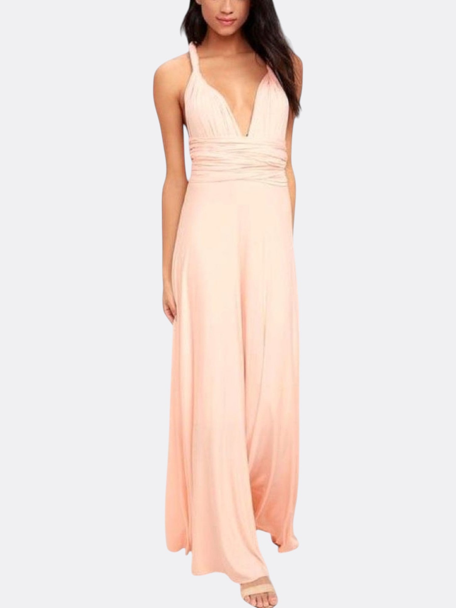 Katherine’s Multiway Maxi Wrap Dress with Adjustable Fit and Versatile Styling