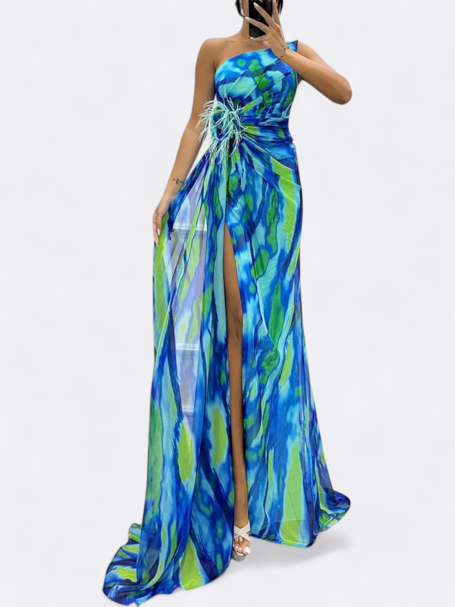 Katniss | Women's Vibrant Floral Maxi Dress | Summer
