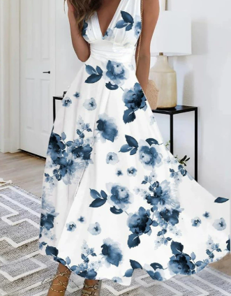 Layla | Women's Summer Floral Dress | Maxi