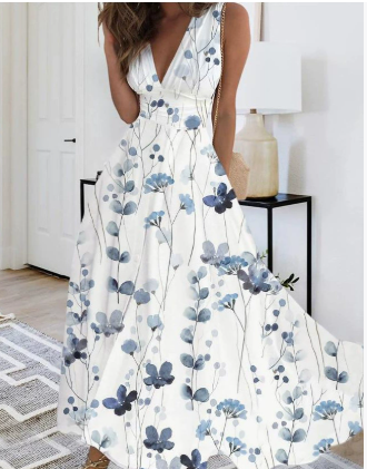 Layla | Women's Summer Floral Dress | Maxi
