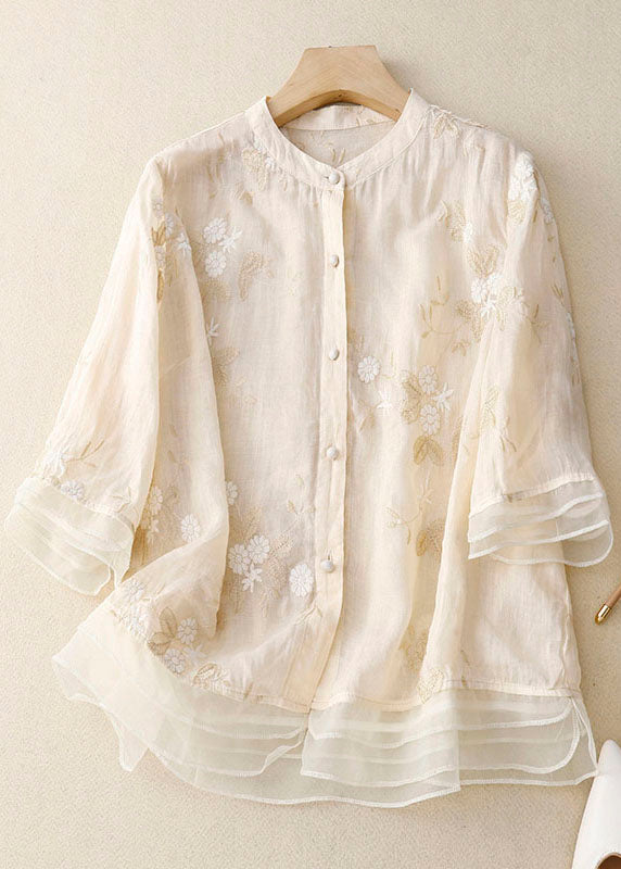 Lilia | Women's Summer Vintage Embroidered Shirt