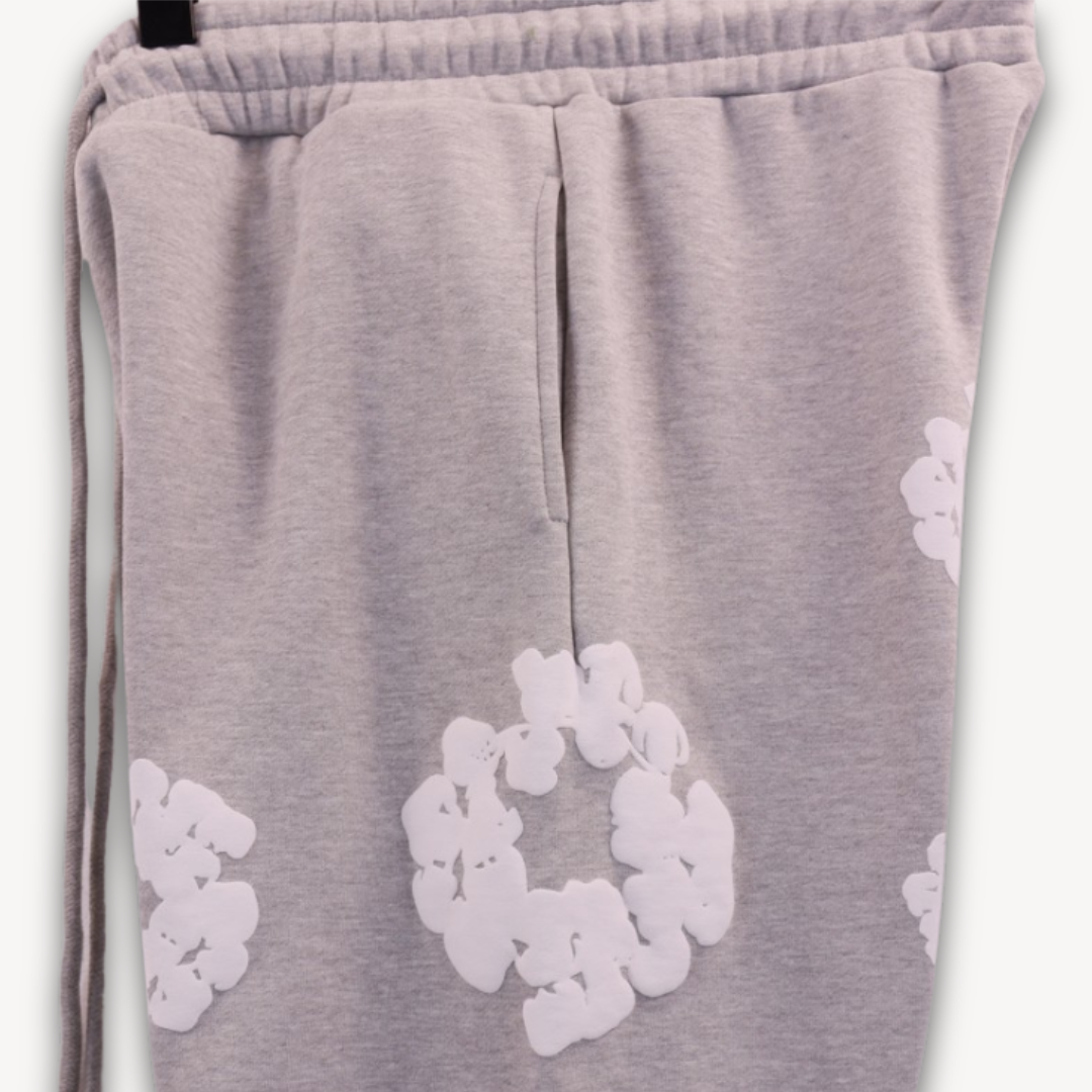 Malik and Merriem's Relaxed Tracksuit Set with Floral Graphic Print