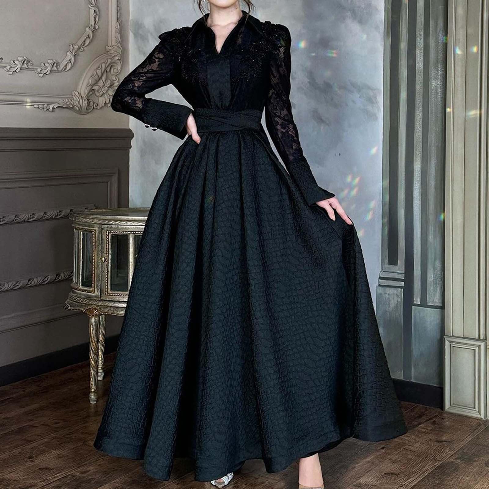 Marina’s Satin Dress with Jacquard Design and Draped Silhouette