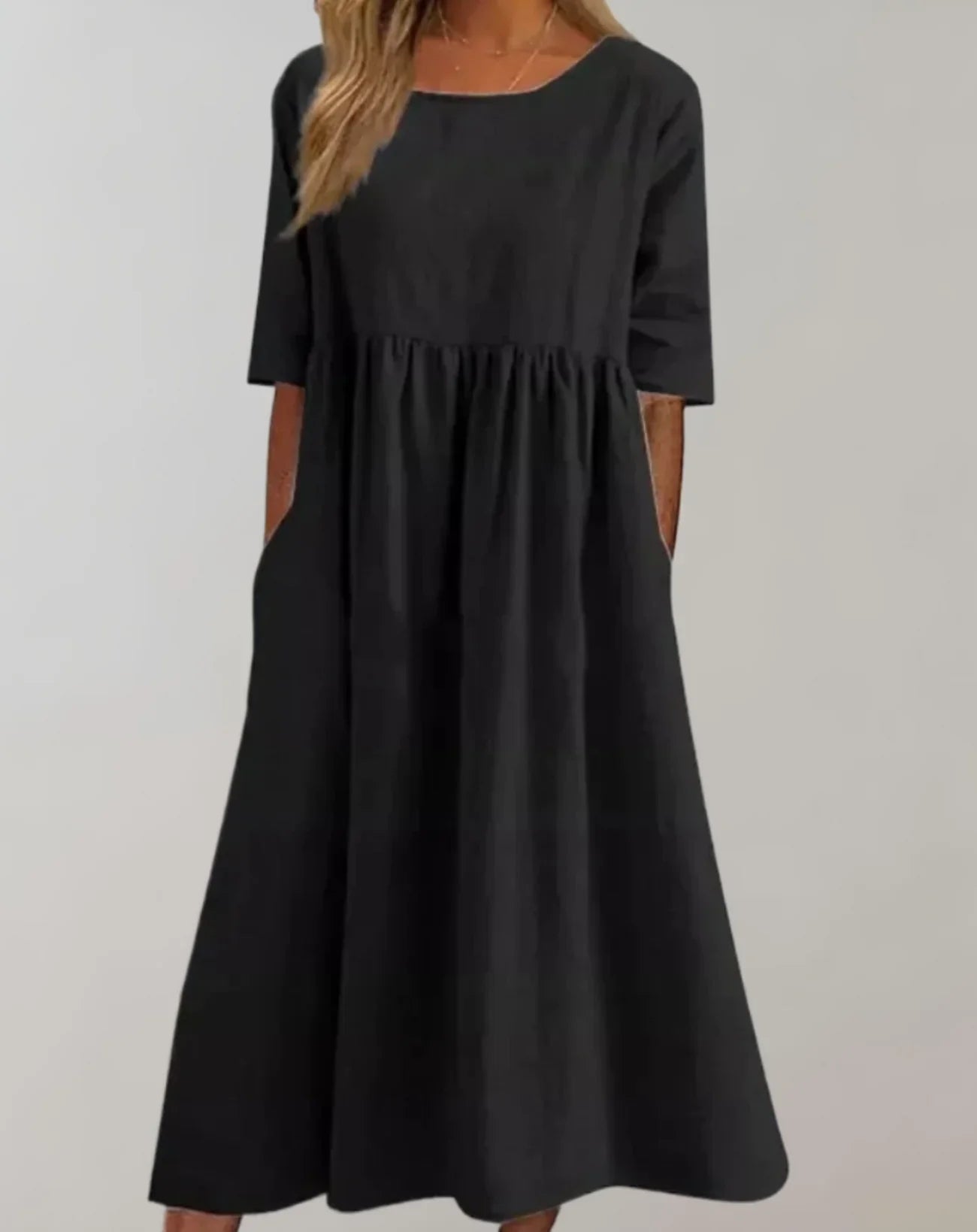 Natalie | Women's Summer Smock Midi Dress