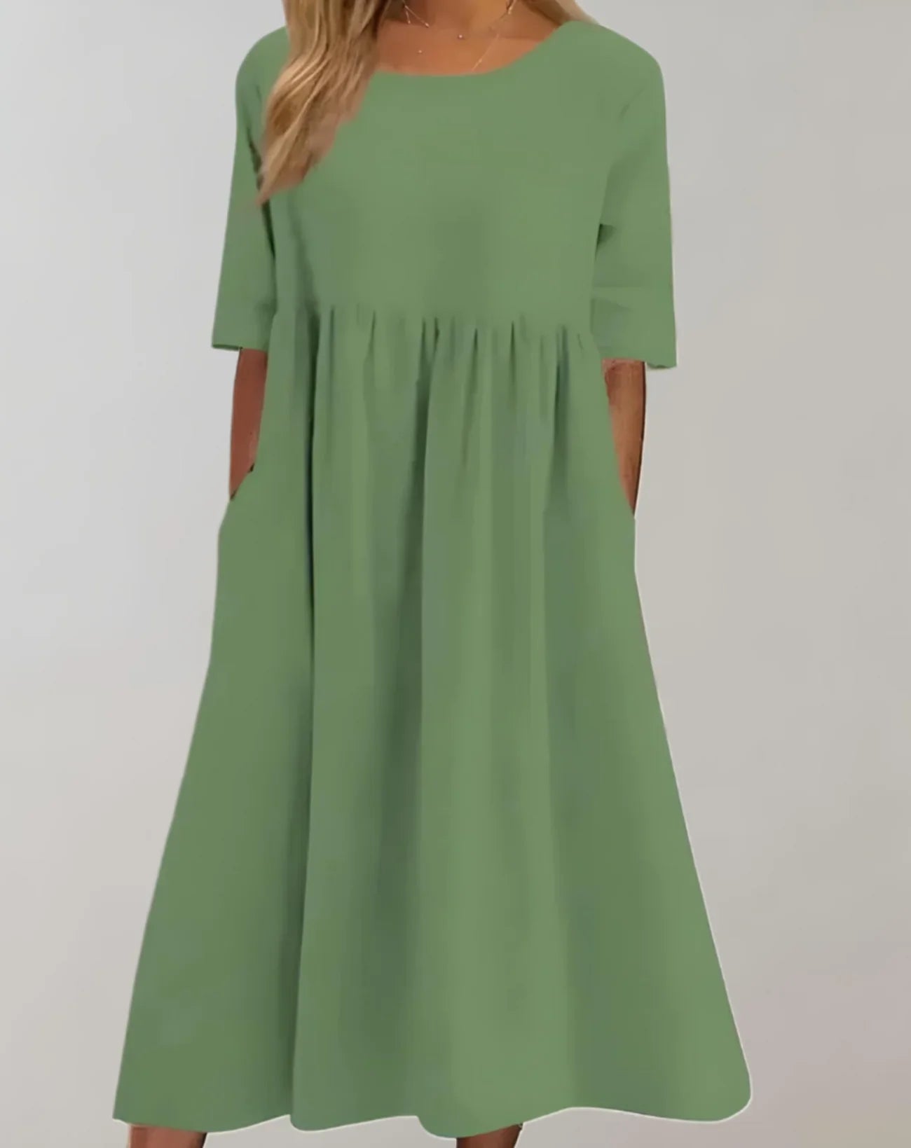 Natalie | Women's Summer Smock Midi Dress