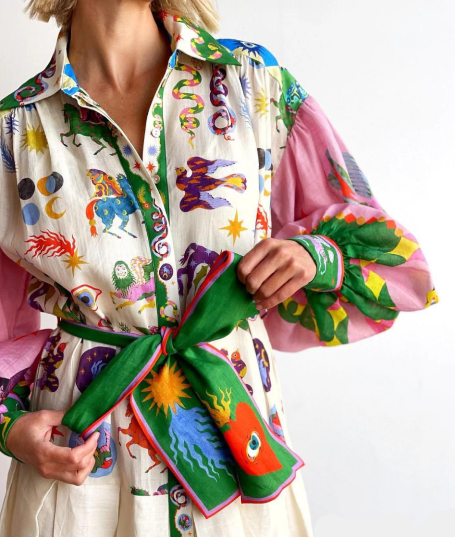 Primrose | Women's Vibrant Volume Dress | Lightweight