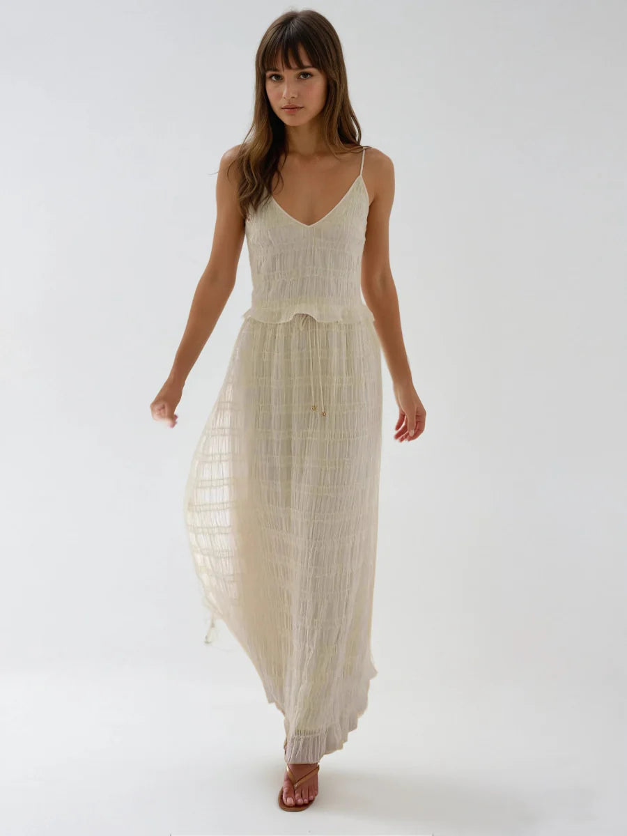 Seona | Women's Summer Elegant Coordinated Set | Maxi