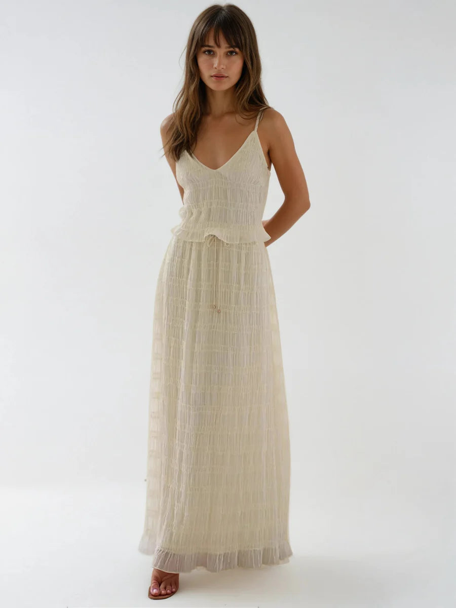 Seona | Women's Summer Elegant Coordinated Set | Maxi