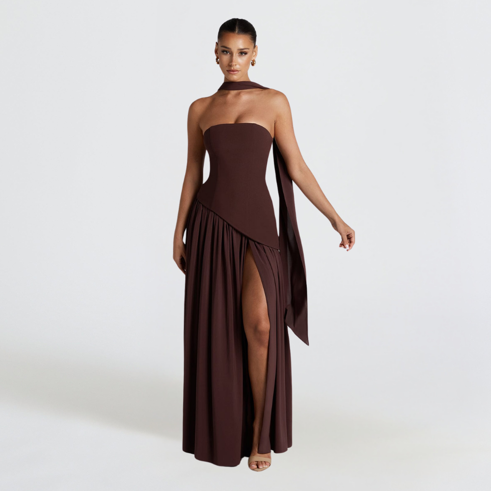 Solene | Women's Formal Wedding Guest Dress | Maxi