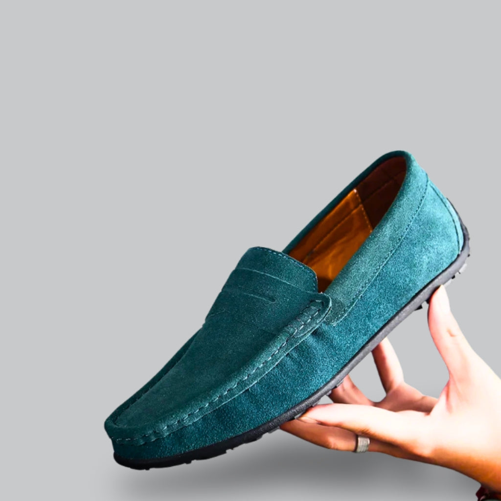 Steven's Classic Men's Loafers with Soft Suede and Comfortable Fit