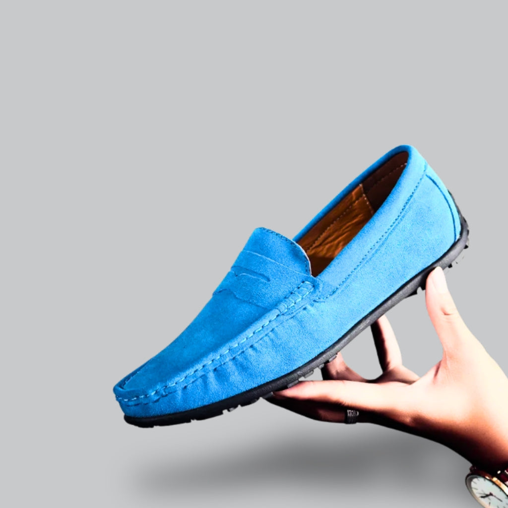 Steven's Classic Men's Loafers with Soft Suede and Comfortable Fit