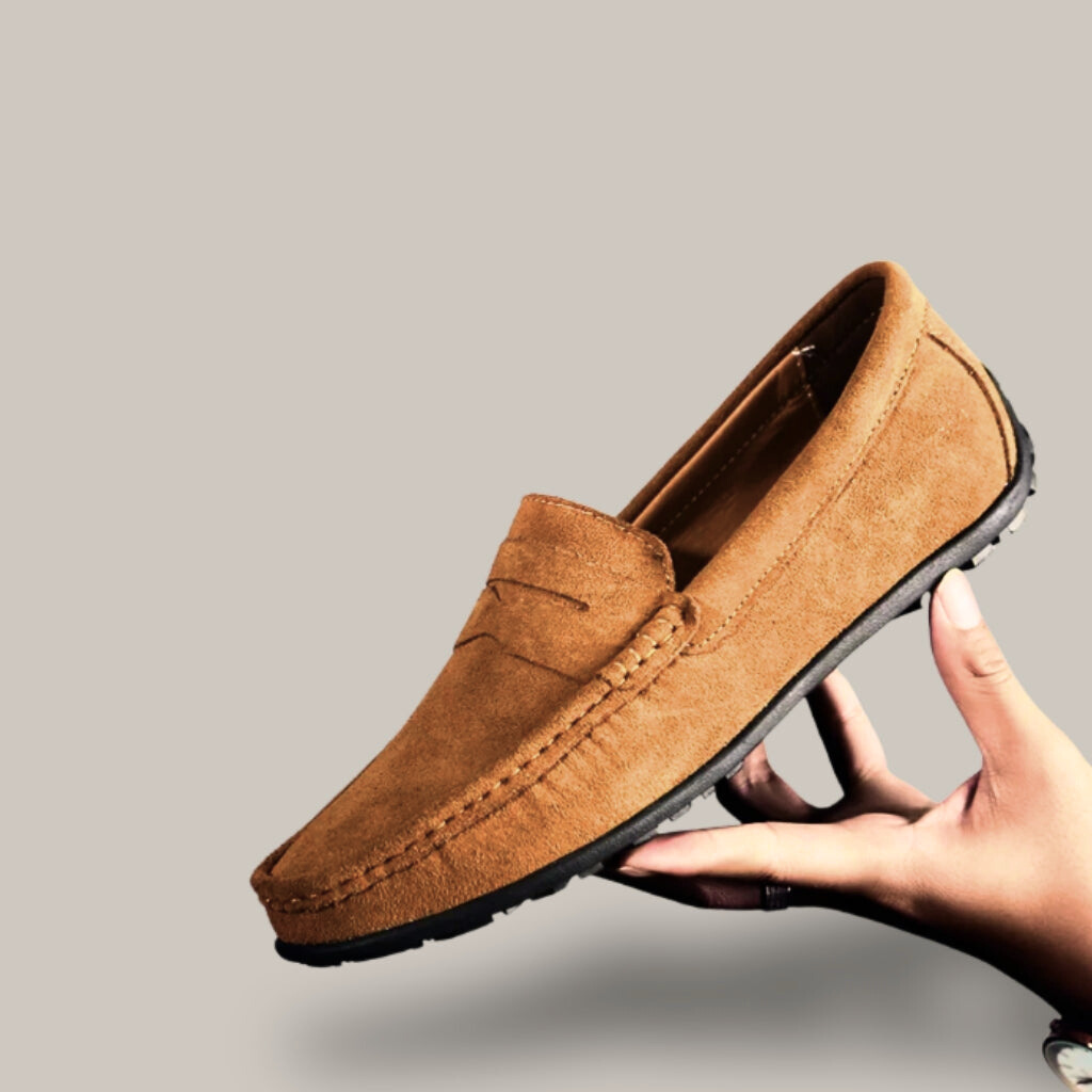 Steven's Classic Men's Loafers with Soft Suede and Comfortable Fit