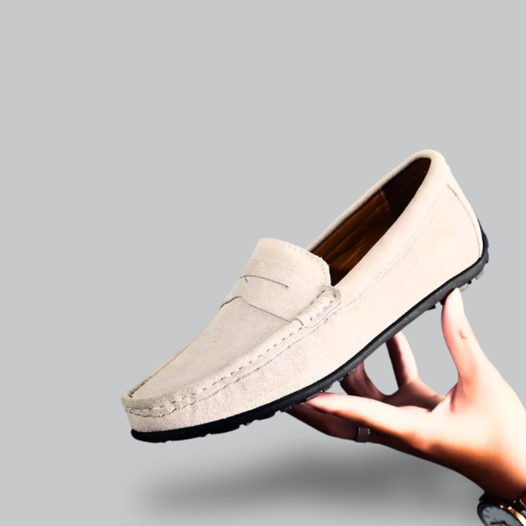 Steven's Classic Men's Loafers with Soft Suede and Comfortable Fit