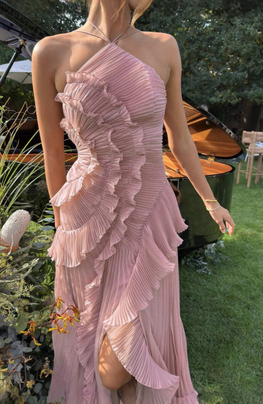 Cassandra | Women's Ruffle Evening Dress | Maxi