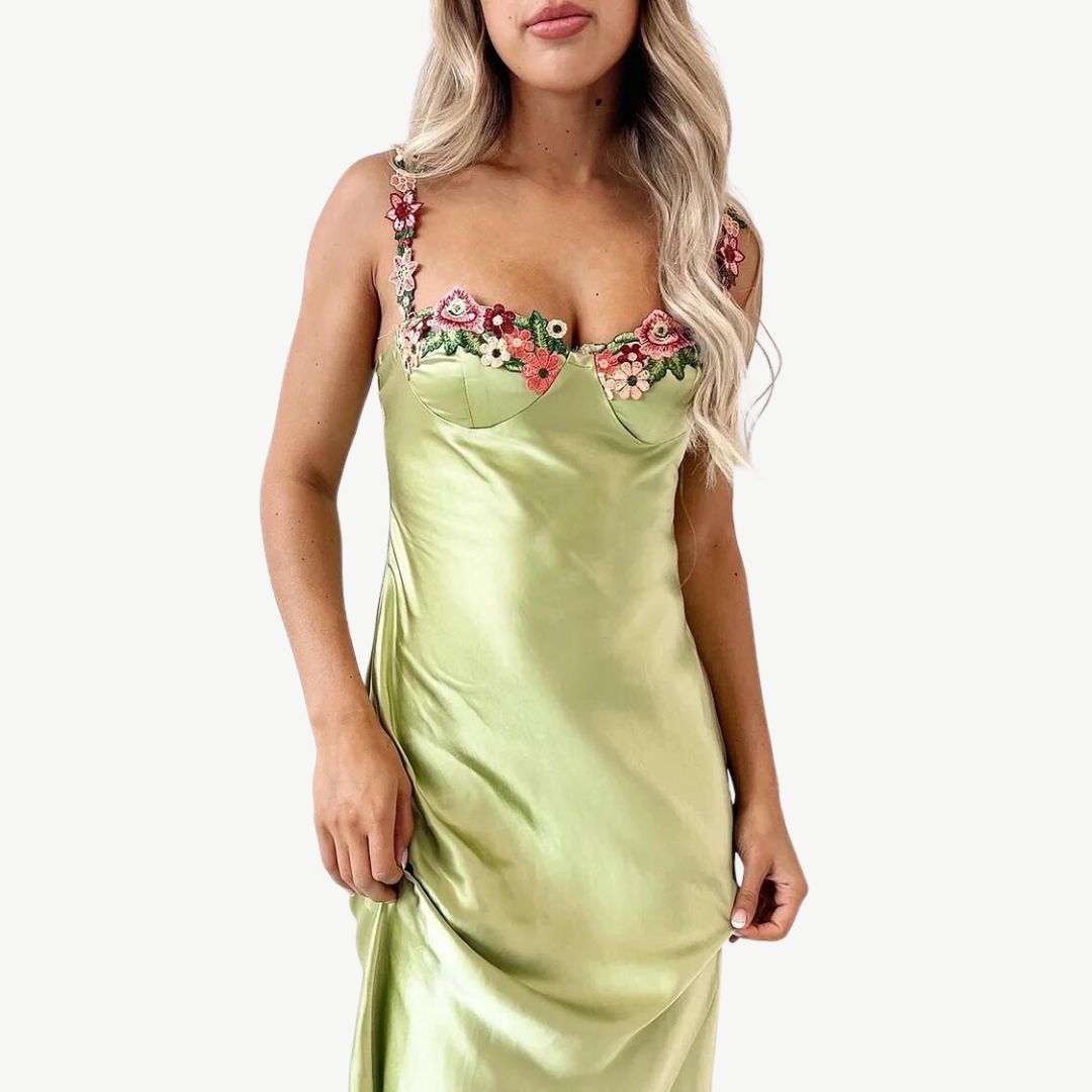Valencia | Women's Embroidered Dress | Elegant