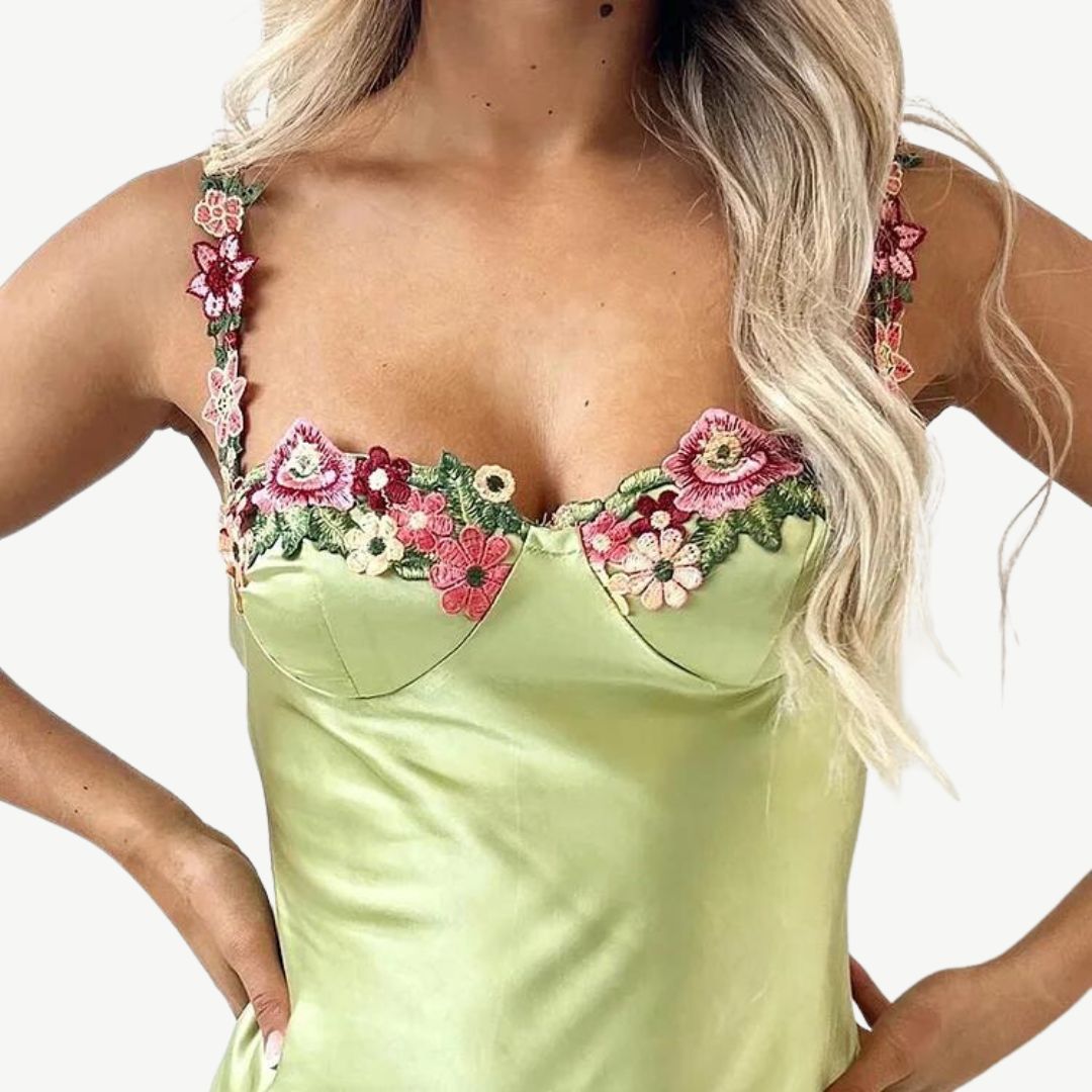 Valencia | Women's Embroidered Dress | Elegant