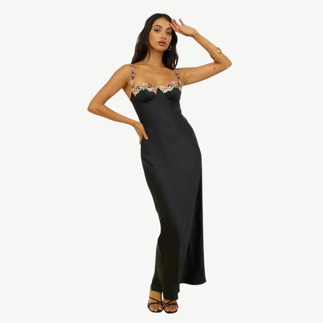 Valencia | Women's Embroidered Dress | Elegant