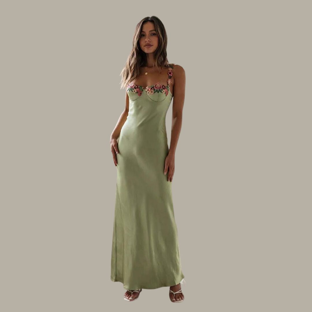 Valencia | Women's Embroidered Dress | Elegant