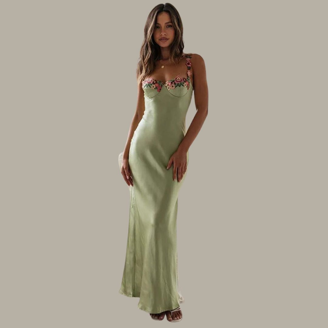 Valencia | Women's Embroidered Dress | Elegant