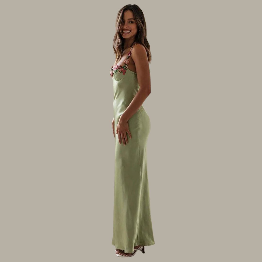 Valencia | Women's Embroidered Dress | Elegant