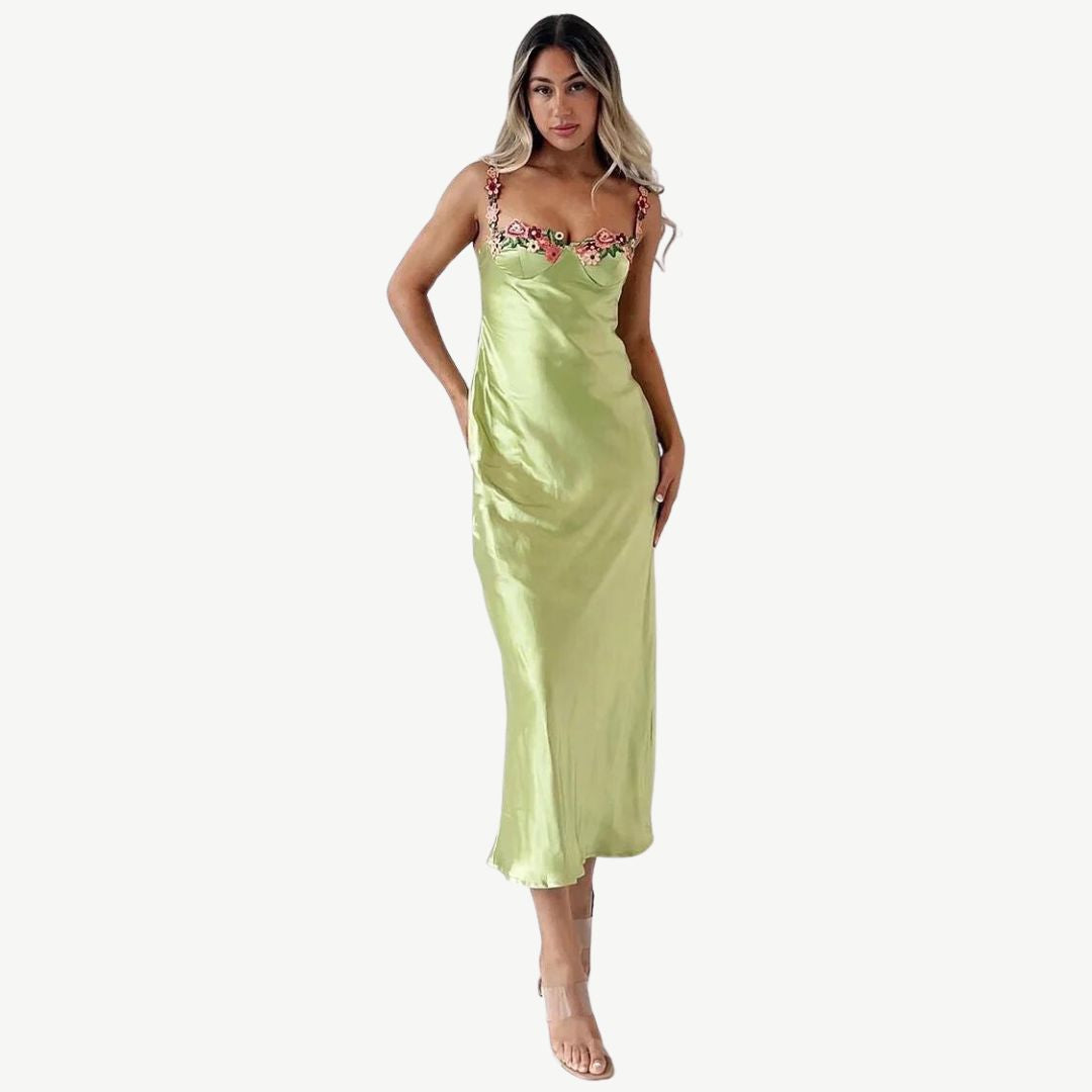 Valencia | Women's Embroidered Dress | Elegant