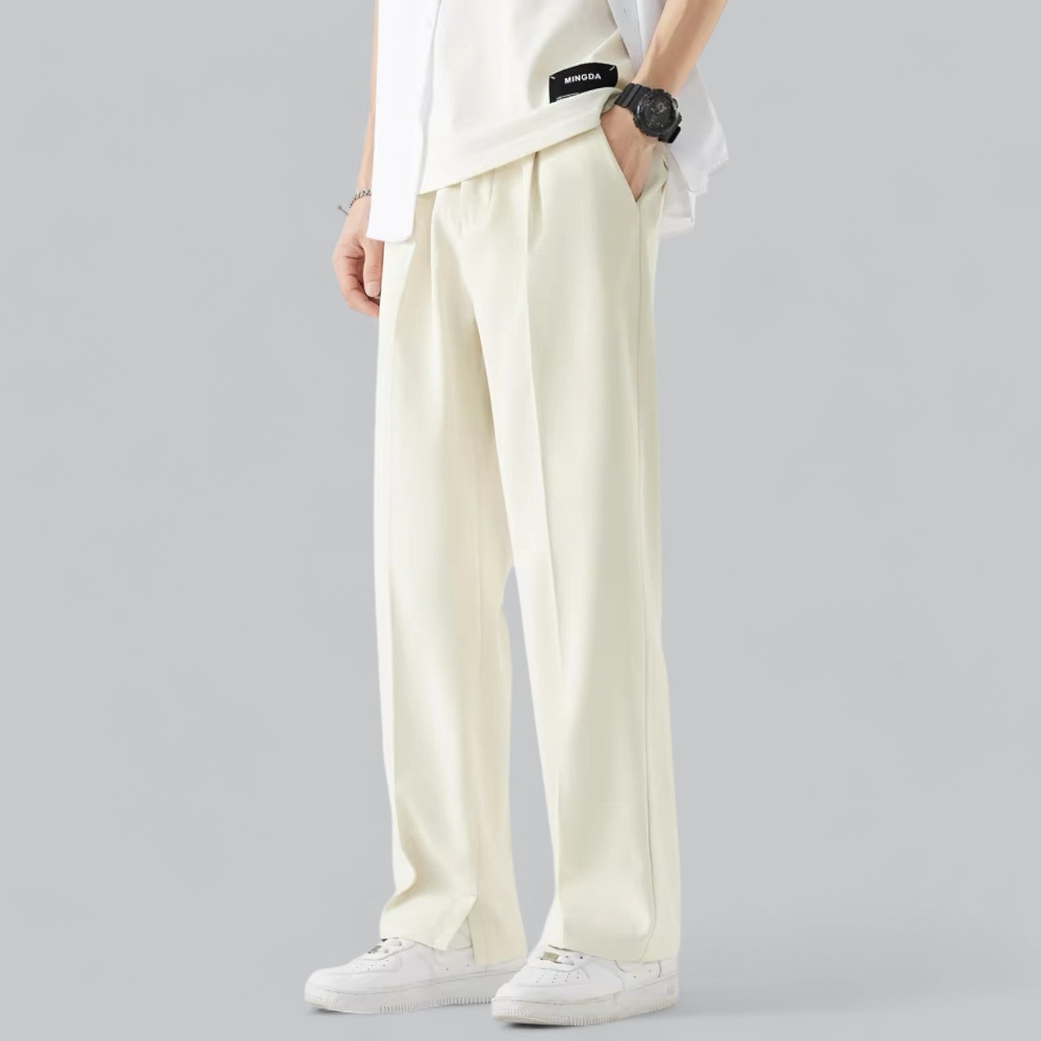 Vincent's Casual Drawstring Trousers with Relaxed Fit