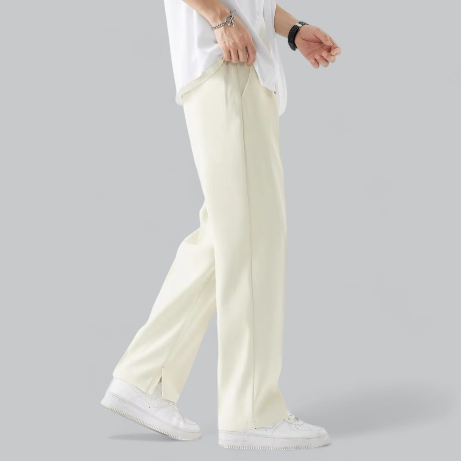 Vincent's Casual Drawstring Trousers with Relaxed Fit