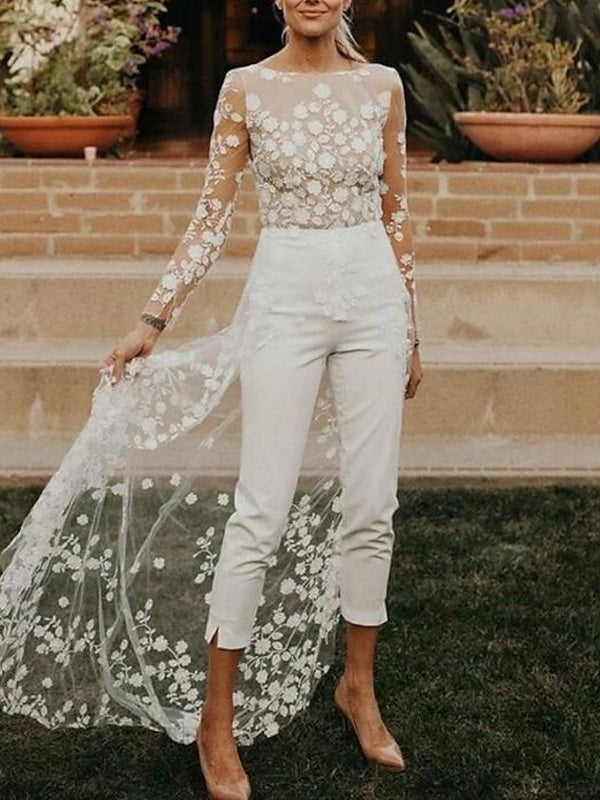 Violette | Women's Long Sleeve Jumpsuit | Wedding
