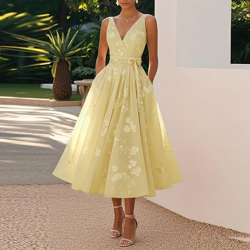 Zirelle | Women's Elegant Party Dress | Midi