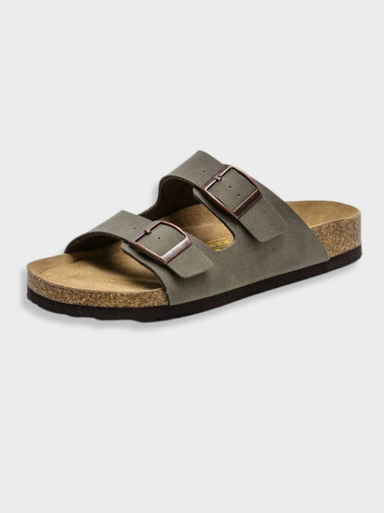 Bennett's Sandals with Double Strap Buckle Design