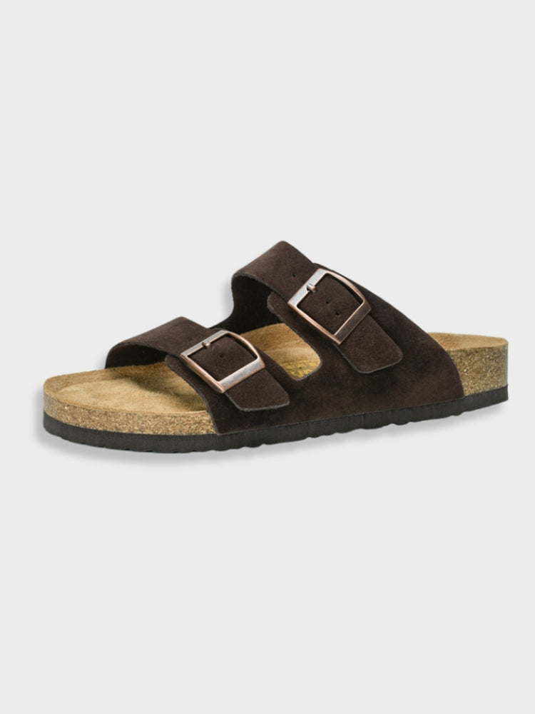 Bennett's Sandals with Double Strap Buckle Design