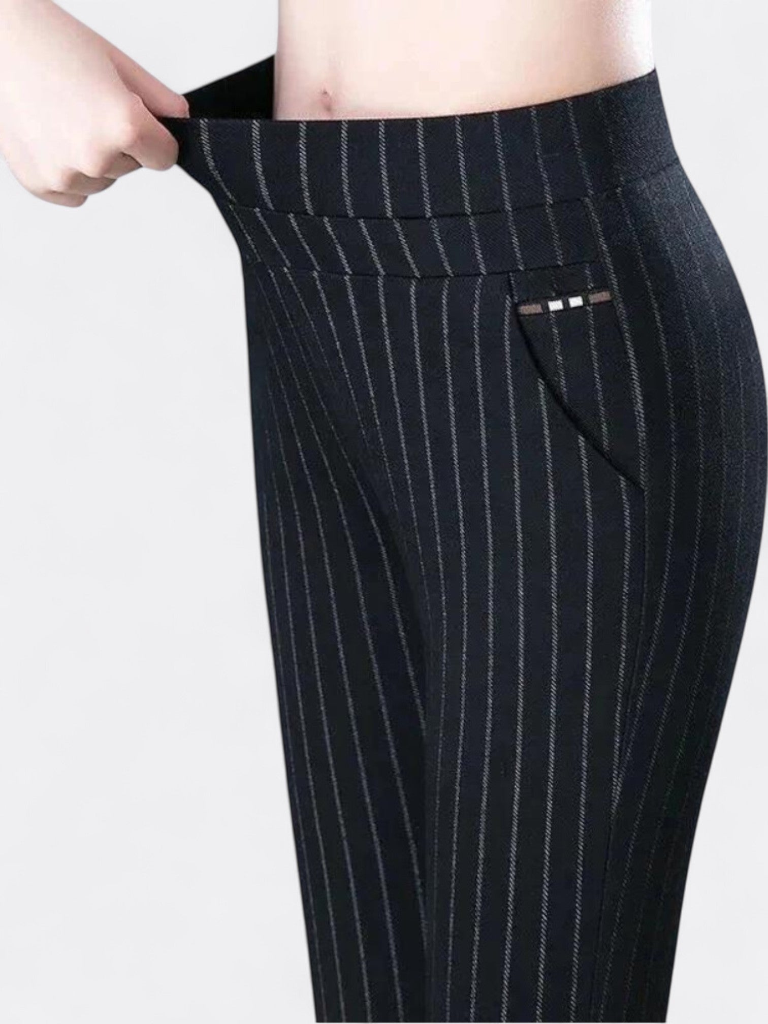 Luna | Women's High Waist Stretch Trousers | Summer