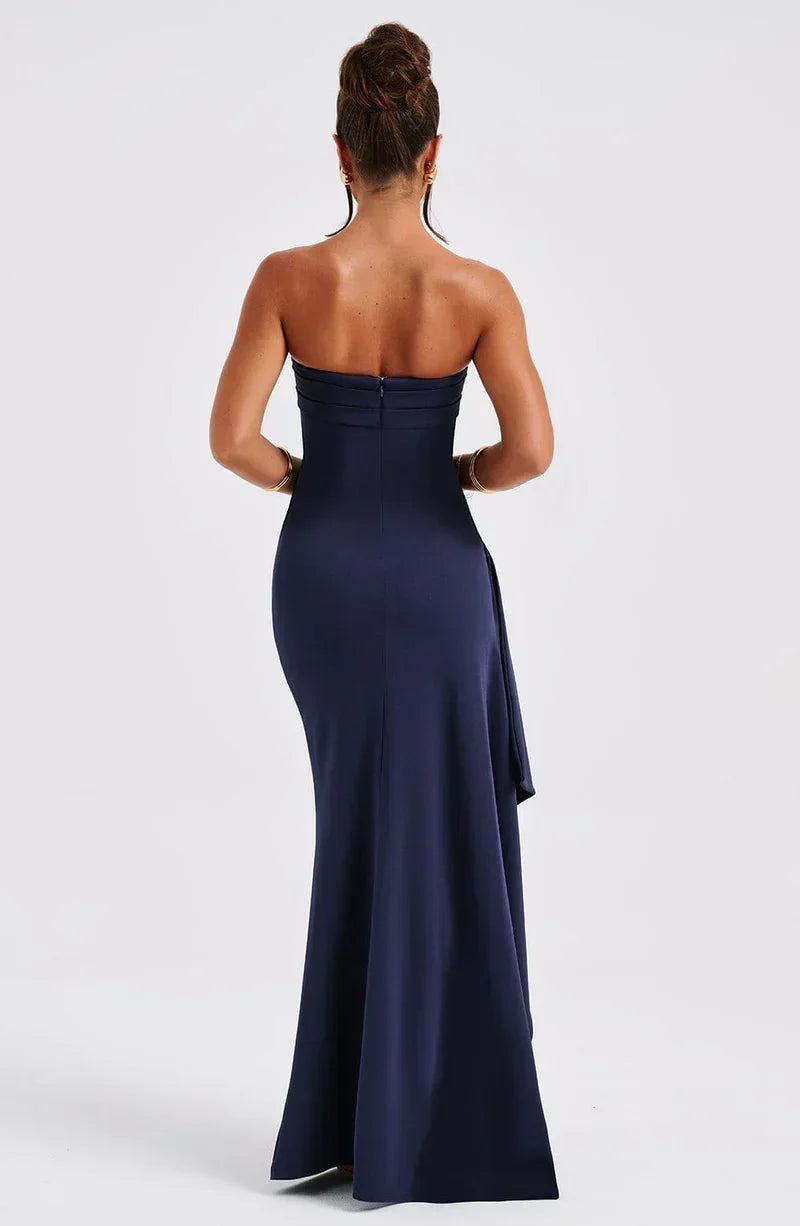 Sophia | Women's Stylish Twist Maxi Dress | Detailed