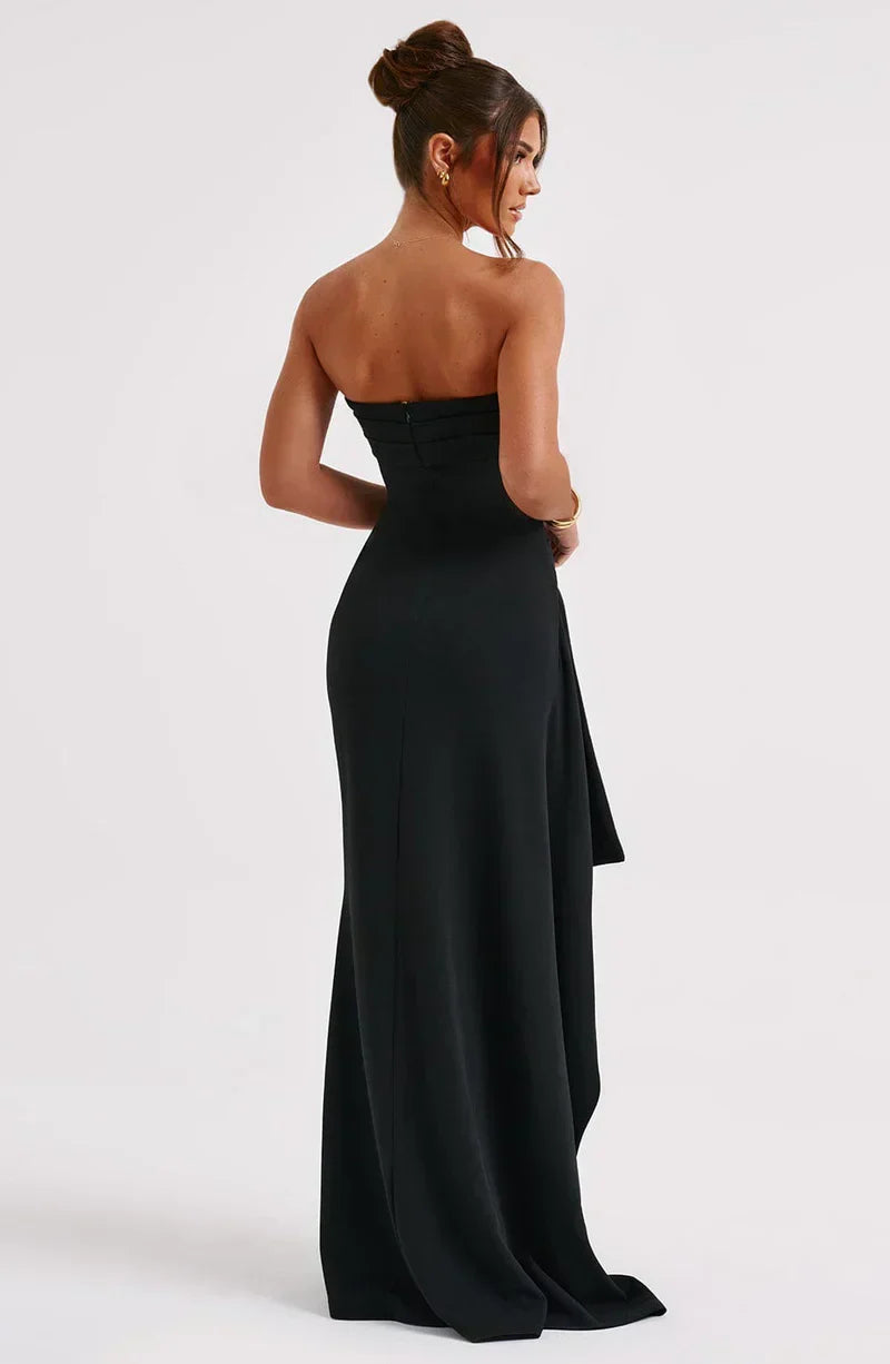 Sophia | Women's Stylish Twist Maxi Dress | Detailed